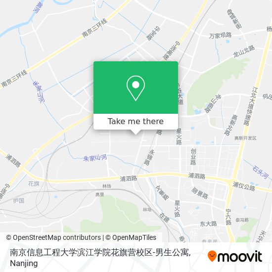 南京信息工程大学滨江学院花旗营校区-男生公寓 map