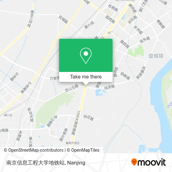南京信息工程大学地铁站 map