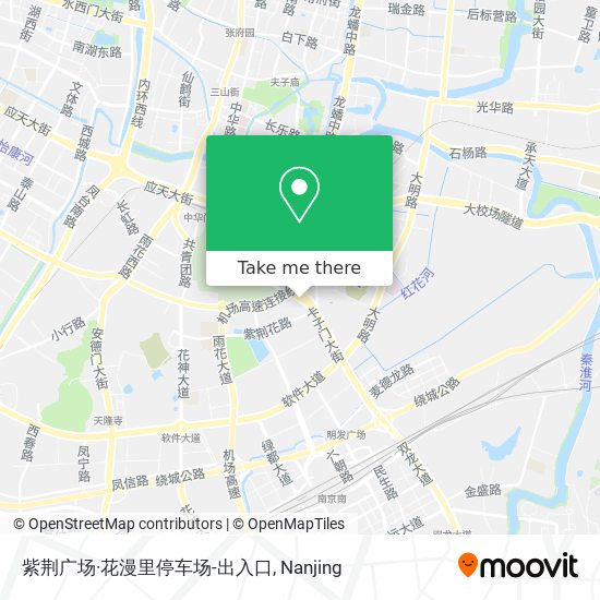 紫荆广场·花漫里停车场-出入口 map