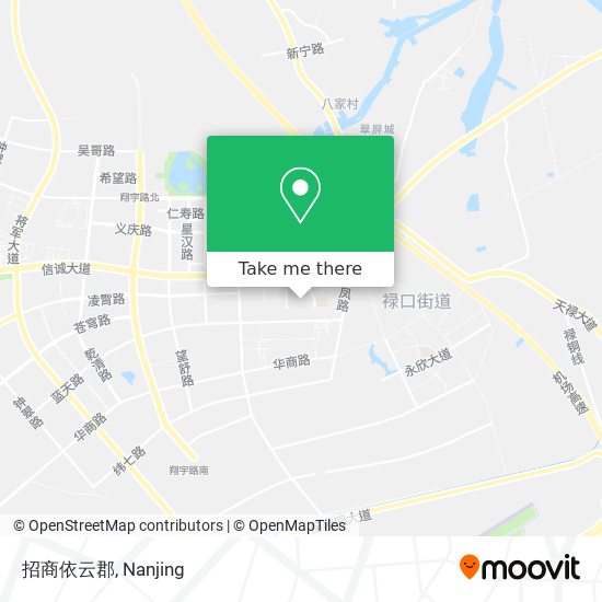 招商依云郡 map
