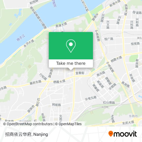 招商依云华府 map