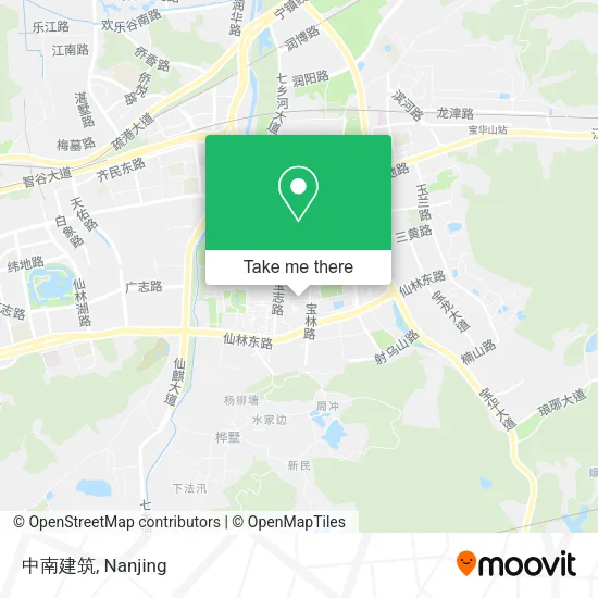 中南建筑 map