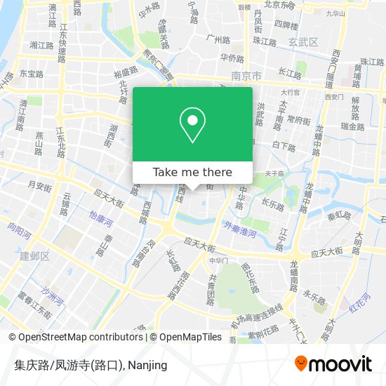 How To Get To 集庆路 凤游寺 路口 In 建邺区by Bus Or Metro