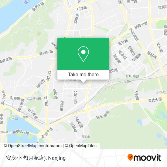 安庆小吃(月苑店) map