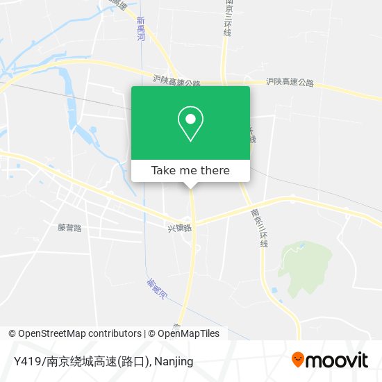 Y419/南京绕城高速(路口) map