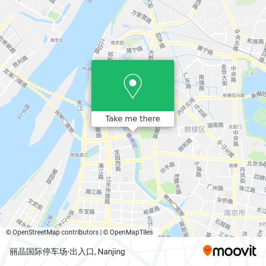 丽晶国际停车场-出入口 map