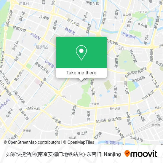如家快捷酒店(南京安德门地铁站店)-东南门 map