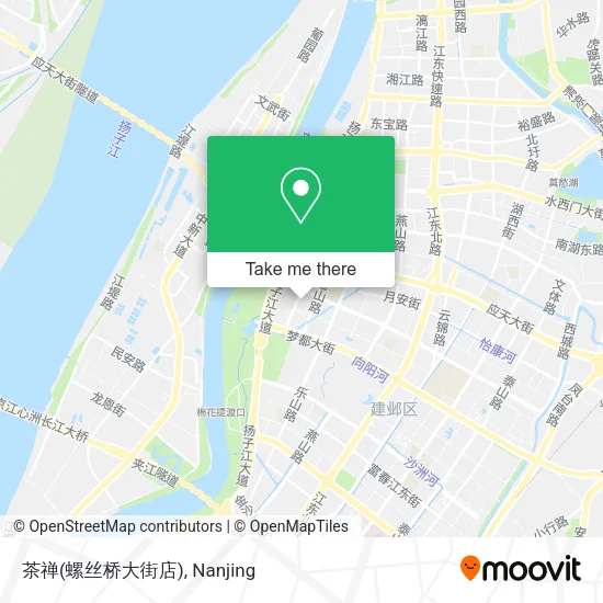 茶禅(螺丝桥大街店) map