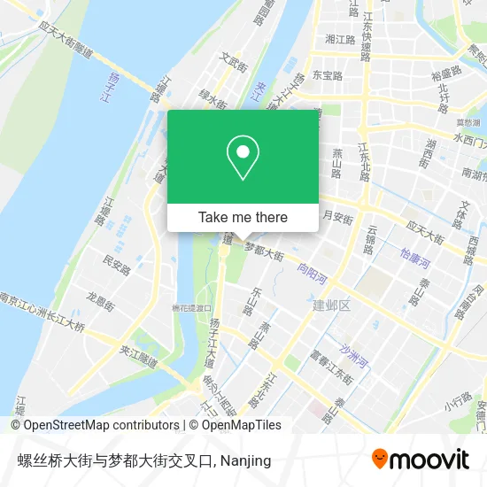 螺丝桥大街与梦都大街交叉口 map