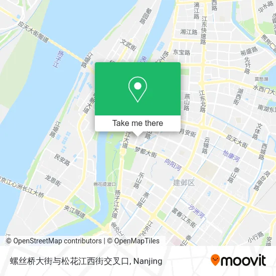 螺丝桥大街与松花江西街交叉口 map
