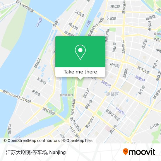 江苏大剧院-停车场 map