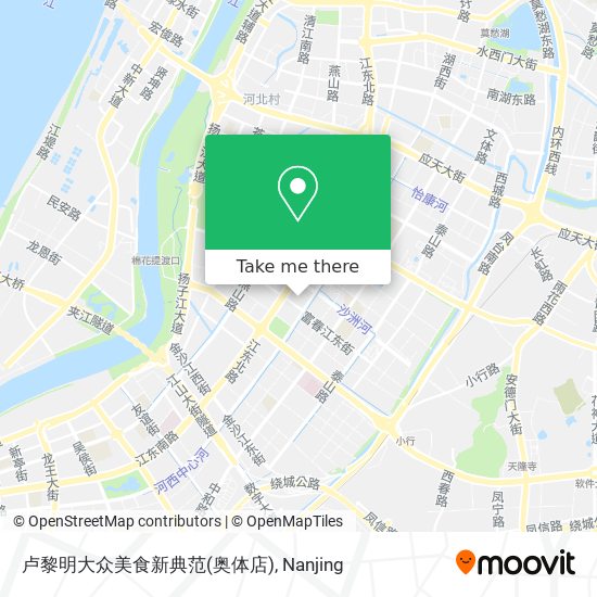 卢黎明大众美食新典范(奥体店) map