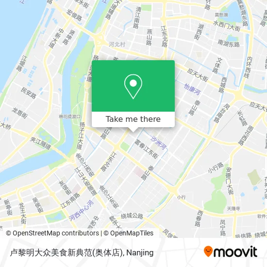 卢黎明大众美食新典范(奥体店) map