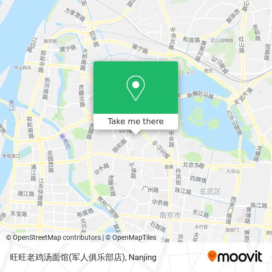 旺旺老鸡汤面馆(军人俱乐部店) map