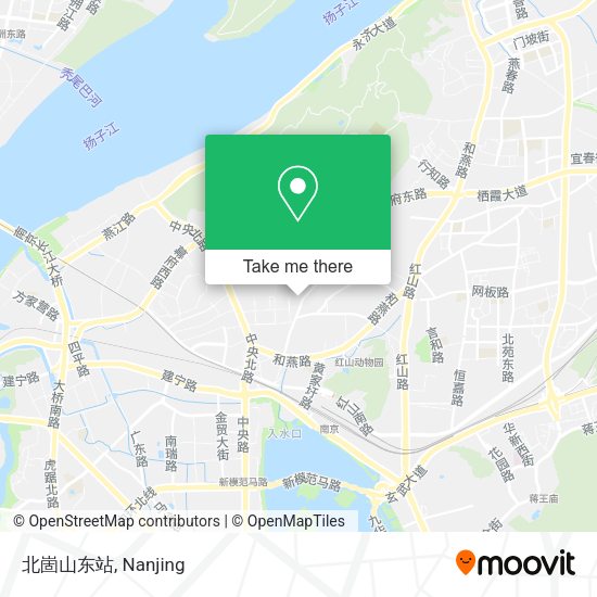 北崮山东站 map