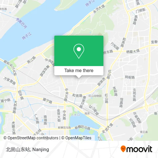 北崮山东站 map