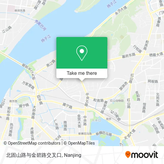 北固山路与金碧路交叉口 map