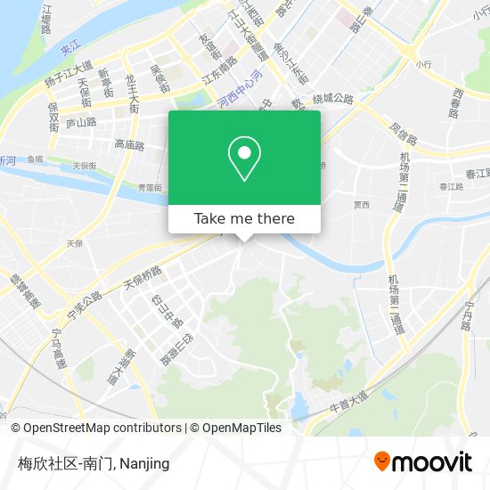 梅欣社区-南门 map
