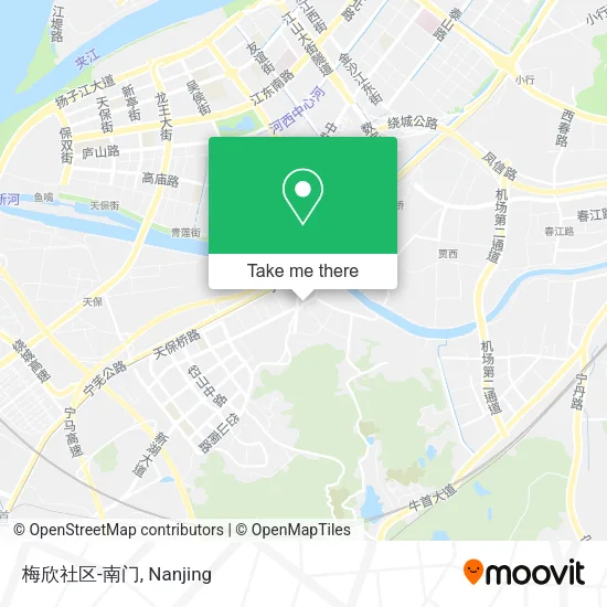 梅欣社区-南门 map