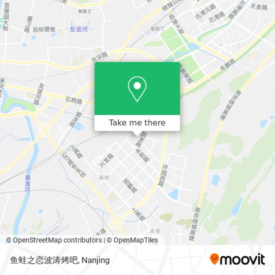 鱼蛙之恋波涛烤吧 map