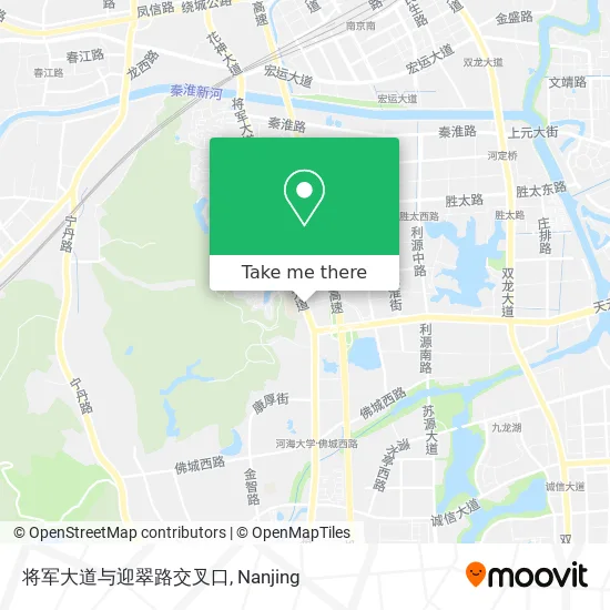 将军大道与迎翠路交叉口 map