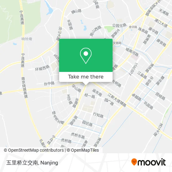 五里桥立交南 map