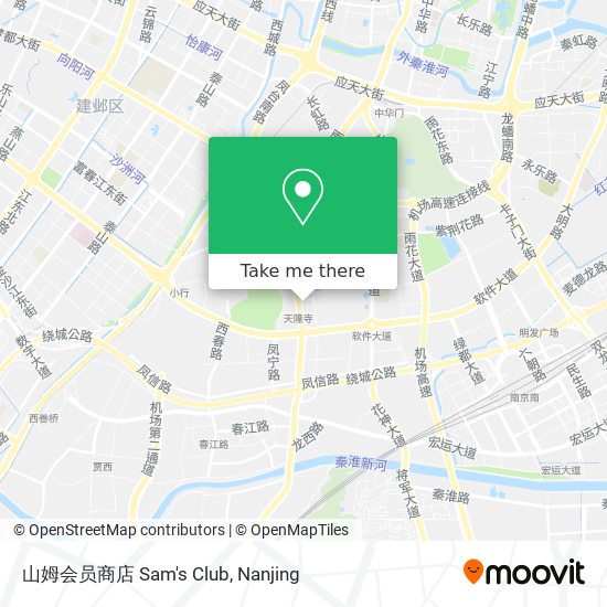 山姆会员商店 Sam's Club map