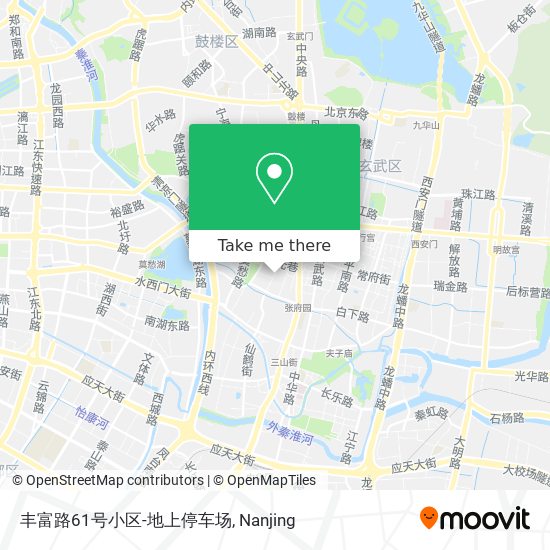 丰富路61号小区-地上停车场 map