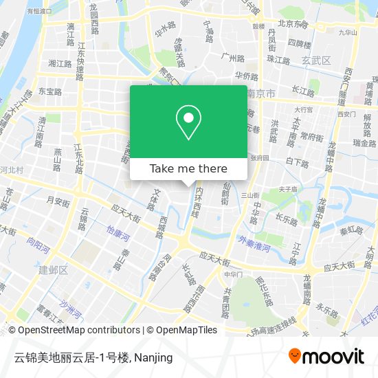云锦美地丽云居-1号楼 map