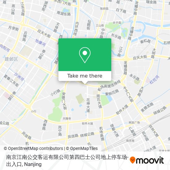 南京江南公交客运有限公司第四巴士公司地上停车场-出入口 map