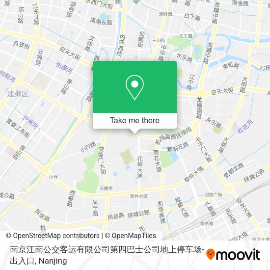 南京江南公交客运有限公司第四巴士公司地上停车场-出入口 map