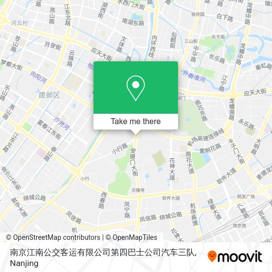 南京江南公交客运有限公司第四巴士公司汽车三队 map