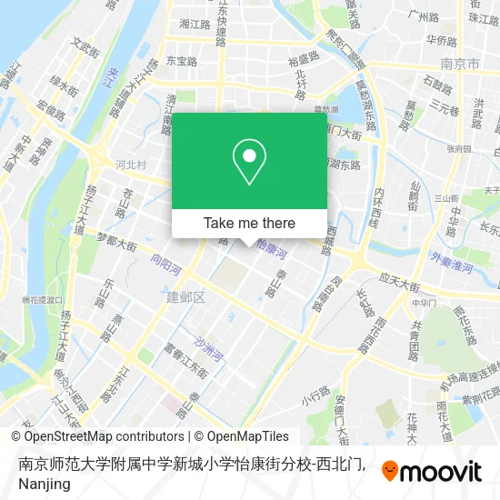 南京师范大学附属中学新城小学怡康街分校-西北门 map