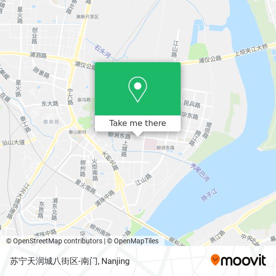 苏宁天润城八街区-南门 map