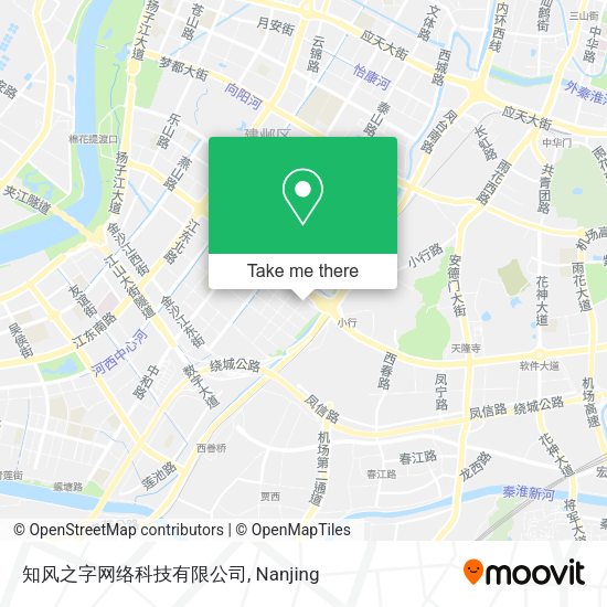 知风之字网络科技有限公司 map