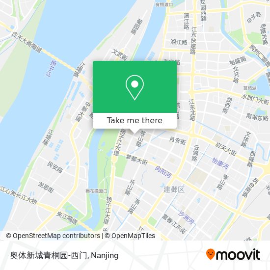 奥体新城青桐园-西门 map