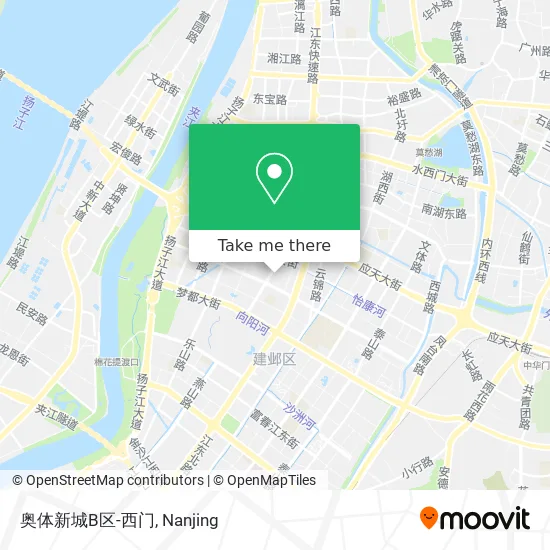 奥体新城B区-西门 map