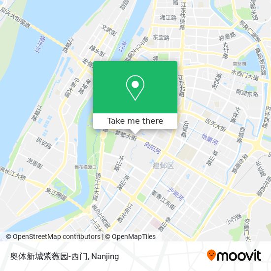 奥体新城紫薇园-西门 map