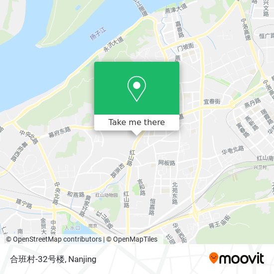 合班村-32号楼 map