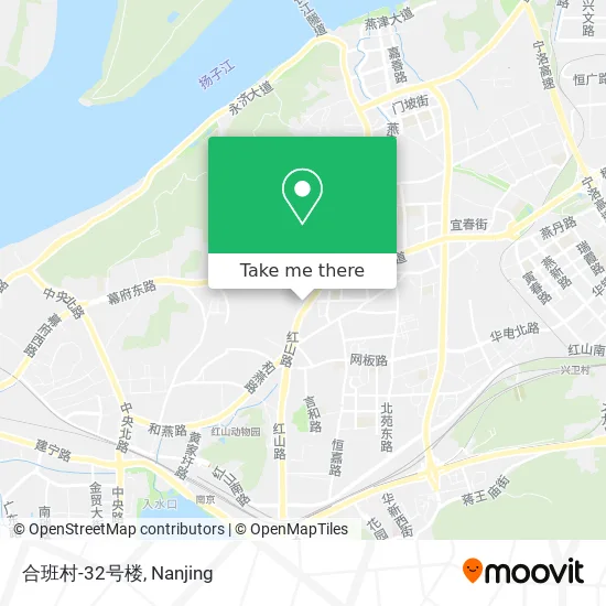 合班村-32号楼 map