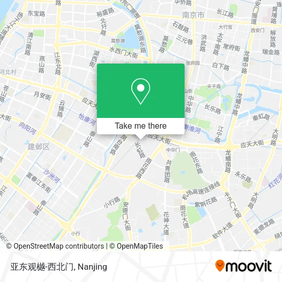 亚东观樾-西北门 map