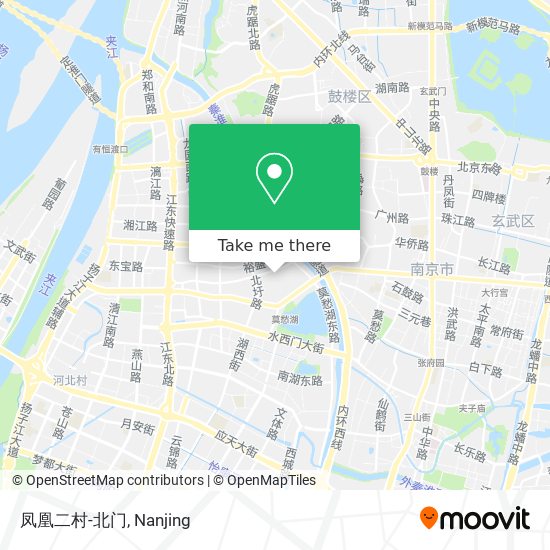 凤凰二村-北门 map