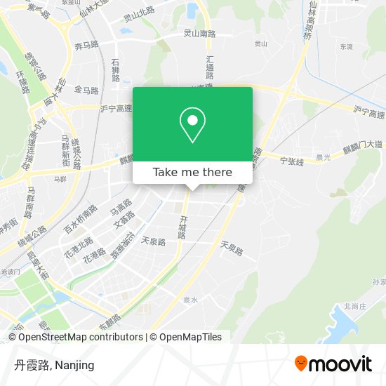 丹霞路 map