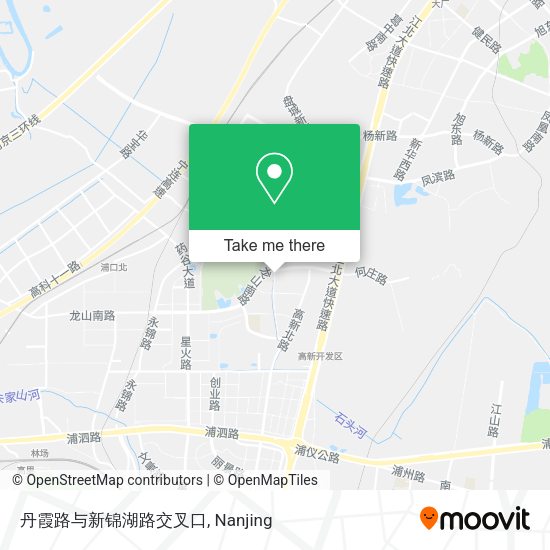 丹霞路与新锦湖路交叉口 map