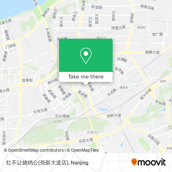 红不让烧鸡公(尧新大道店) map