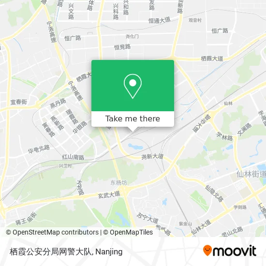 栖霞公安分局网警大队 map