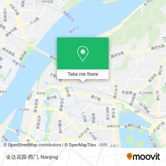 金达花园-西门 map