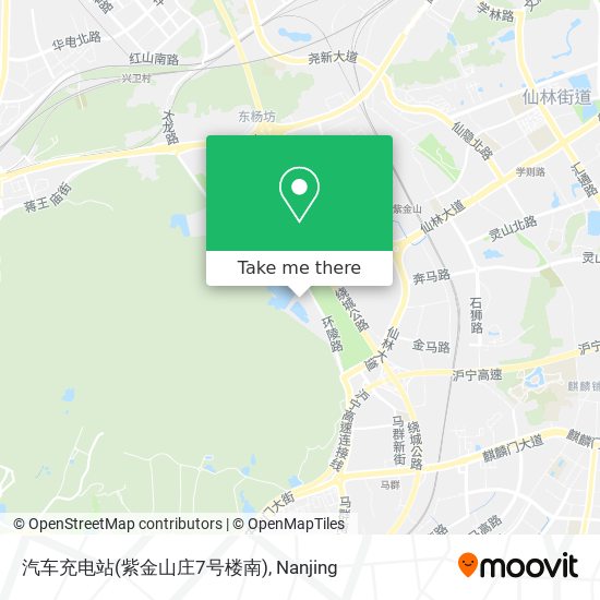 汽车充电站(紫金山庄7号楼南) map