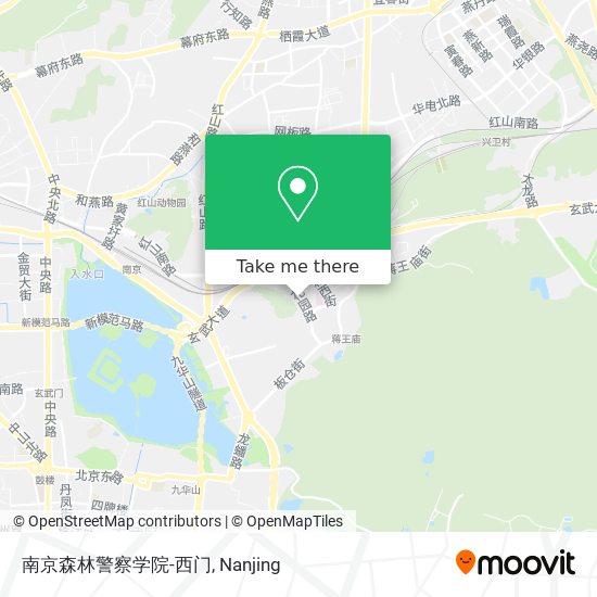 南京森林警察学院-西门 map