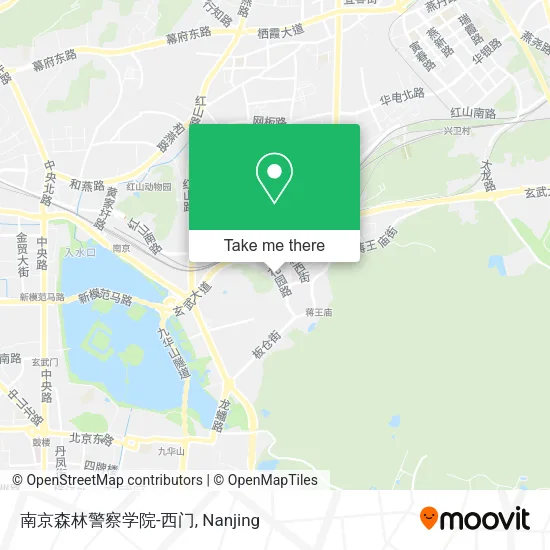 南京森林警察学院-西门 map